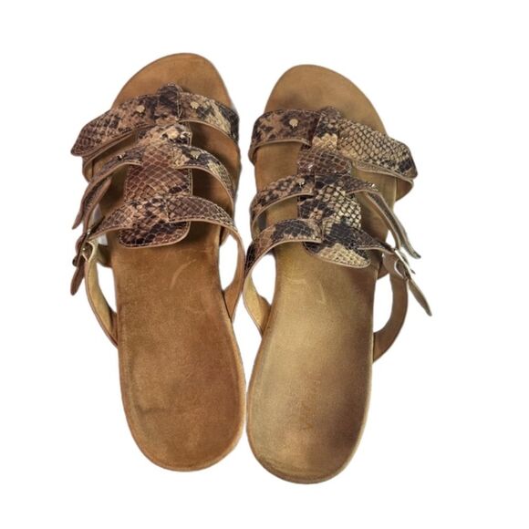 Vionic slip on SNAKE PRINT wedge sandal - Picture 6 of 10